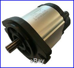 Hydraulic Gear Pump, 12cc/rev, 9.5 gpm@3000rpm, 3625psi, Spline Shaft, SAE A, RearPort