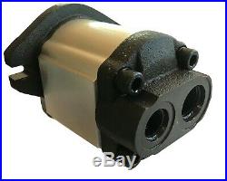 Hydraulic Gear Pump, 12cc/rev, 9.5 gpm@3000rpm, 3625psi, Spline Shaft, SAE A, RearPort