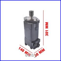 Hydraulic Motor 305943 for Broce CR350 350-SERIES Broom Sweeper 14-Tooth Splined