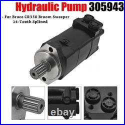 Hydraulic Motor 305943 for Broce CR350 Broom Sweeper 14-Tooth Splined