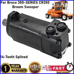 Hydraulic Motor 305943 for Broce CR350 Broom Sweeper 14-Tooth Splined