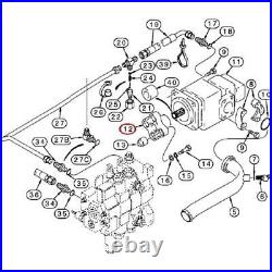 Hydraulic Pump Coupler 14 Spline 580SM Series 2 580M Series 2 580M Series 3