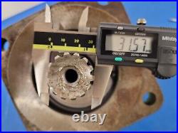 Hydro Leduc MA32 Bent Axis Hydraulic Motor SAE C 14T Splined J498b Rear Ports C