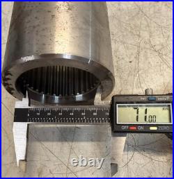 Internal Splined Coupling Muff Sleeve 32 Tooth Internal Profile Power Shaft