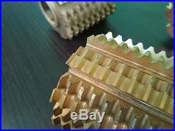 Involute spline hob cutter with soldered plates HSS PA 30° Module 2,5 lass B