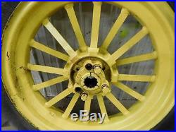 John Deere A Tractor Factory Flat Spokes Rear Rims And Tires 12 Spline 00376