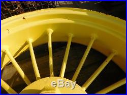 John Deere Unstyled A Tractor 10 Spline Rear Factory Round Spoke Wheel 3131