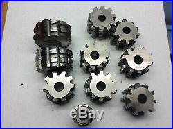 Job lot of small gear cutting hobs for splines most fit Mikron hobbers