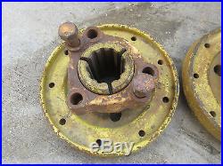 John Deere B 12 spline B1678R hubs - Nine bolt hub set of two