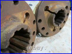John Deere B Rear Wheel Axle Hubs 12 Spline clamp and bolts B2188R