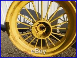 John Deere Unstyled A Tractor 10 Spline Round Spoke Rear Rims Hc125b 00651