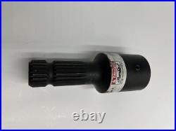 KTI/RAL 0332-00001 Splined Adapter 1-3/8-21 Spline Male x1-3/8-21 SplineFemale