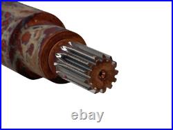 LOT OF 23 Copper Coated Drive Motor Shafts 13 T Spline 5-1/4 X 0.875 Diameter