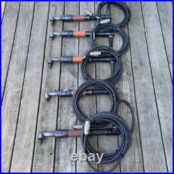 Lot Of 5 Cleco 48EAE90AH4 Transducer Nutrunners With 301903-6M Connector Cables