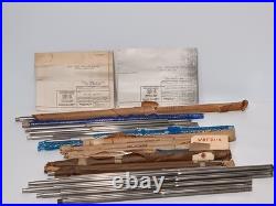 Lot of 19 Assorted Windamatic Splined Shafts 3/4 in 5/8 in, 14.5 in 30.5 in L