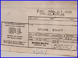 Lot of 19 Assorted Windamatic Splined Shafts 3/4 in 5/8 in, 14.5 in 30.5 in L