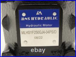 M+S MLHSYF250GJ4-04PS/D Hydraulic Motor 250cm³ 4-Bolt Flange Spline Shaft