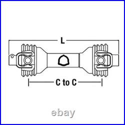 Metric PTO Shaft 1 3/8 6 Spline X 1 3/8 Round HD