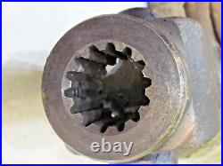 Miller sprayer hydraulic pump driveshaft from Case 1-1/4 round x 1-1/4 spline