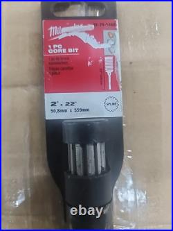 Milwaukee 48-20-5460 2 in. X 22 in. One Piece Spline Core Bit-Some Surface Rust