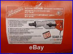 Milwaukee Tools 2 Spline Drive Rotary Hammer With Carrying Case 5340-21