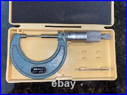 Mitutoyo 111-166 Spline Micrometer, 0-1 Range. 0001 Graduation