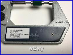 Mitutoyo 1-2 DIGITAL SPLINE Micrometer Carbide Tip Ratchet Stop JAPAN