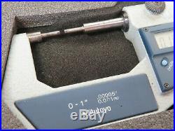 Mitutoyo 331-711-30 0 1 / 0 -25mm Digital Spline Micrometer 3mm Measuring Face