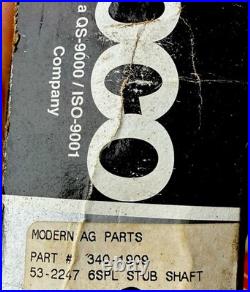 NEAPCO 6 Spline PTO Bearing Stub Shaft 53-2247, 340-1909