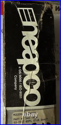 NEAPCO 6 Spline PTO Bearing Stub Shaft 53-2247, 340-1909