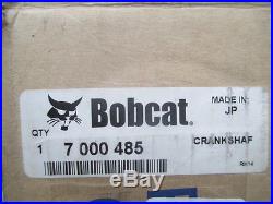 NEW Bobcat 7000485 Crankshaft 16 Spline 3 CYLINDER DIESEL MT55 MT85 TRACK LOADER