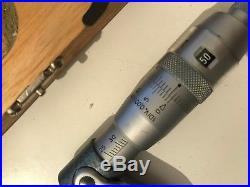 NEW TESA 25-50mm Small Face Spline Pin Anvil Type Micrometer (Swiss Made)