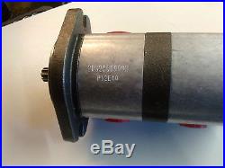 New Double Hydraulic Gear Pump, Splined Shaft, SAE 2 Bolt Mount