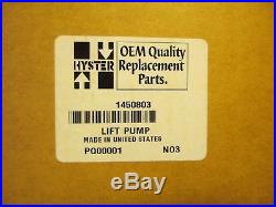 New Hyster/Toyota/Yale Forklift Hydraulic Pump 9 spline 1450803 Made in USA