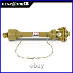 New PTO Shaft PTO Drive Shaft 1-3/8x6 Spline with Slip Clutch T4 31.5-41 Yellow