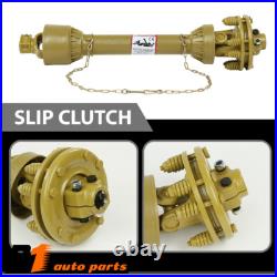 New PTO Shaft PTO Drive Shaft 1-3/8x6 Spline with Slip Clutch T4 31.5-41 Yellow