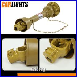 New PTO Shaft PTO Drive Shaft 1-3/8x6 Spline with Slip Clutch T4 31.5-41 Yellow