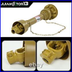 New PTO Shaft PTO Drive Shaft 1-3/8x6 Spline with Slip Clutch T4 31.5-41 Yellow