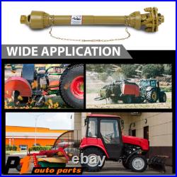New PTO Shaft PTO Drive Shaft 1-3/8x6 Spline with Slip Clutch T4 31.5-41 Yellow