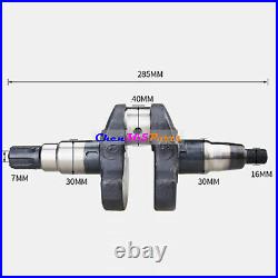 New Spline Crankshaft For Yanmar L100 Chinese 186 F Diesel 10 HP Engine