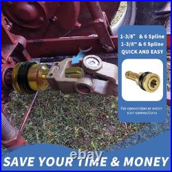 New Upgraded Heavy Duty PTO Extender Adapter for Tractor PTO Shaft Extension