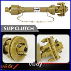 New Yellow PTO Shaft PTO Drive Shaft 1-3/8x6 Spline with Slip Clutch T4 31.5-41