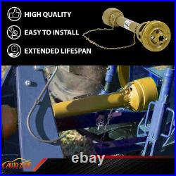 New Yellow PTO Shaft PTO Drive Shaft 1-3/8x6 Spline with Slip Clutch T4 31.5-41