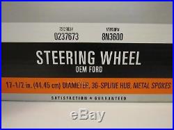 OEM Ford Tractor Steering Wheel NIB36 Spline HubMetal SpokesFits 8N & Others