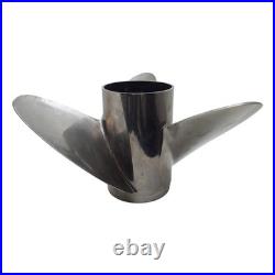 OMC Evinrude Johnson Raker 3855154 Propeller, 14-1/2 x 22 Pitch, LH, 19 Spline