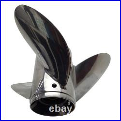 OMC Evinrude Johnson Raker 3855154 Propeller, 14-1/2 x 22 Pitch, LH, 19 Spline