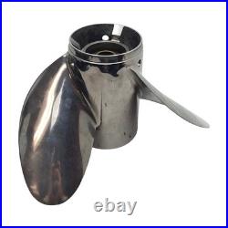 OMC Evinrude Johnson Raker 3855154 Propeller, 14-1/2 x 22 Pitch, LH, 19 Spline