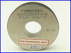 OSG Spline Threaded Ring Gauge XPA45° XRH0° Inspection No Go