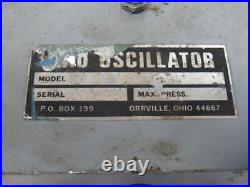 Ohio Oscillator A4000 94° Turn 1/4 Turn Rotary Actuator 2 Male Spline SAE10B