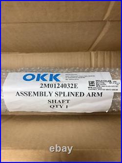 Okk Osaka Key Ko 2m0124032e Assembly Splined Arm Shaft